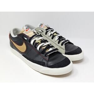 Nike Blazer Low 77 Sneakers Black & Natural Model #DH4370-001 Size 12
